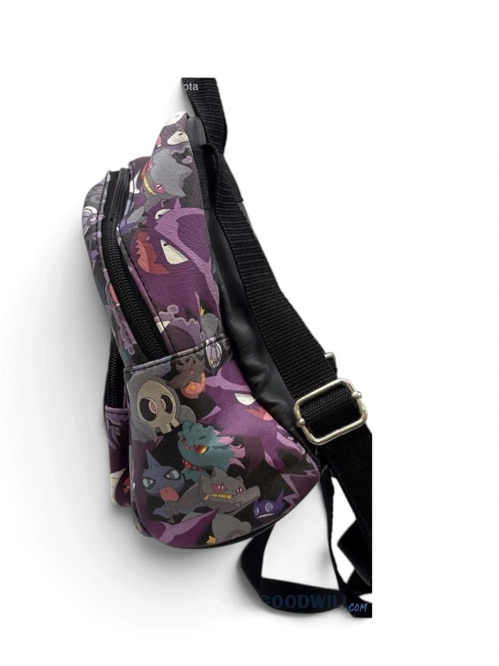 Loungefly Pokémon Ghost Type Gengar Purple Allover Print Mini Backpack